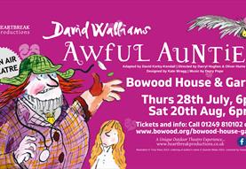 Heartbreak Productions Outdoor Theatre - David Walliams 'Awful Auntie' at Bowood House & Gardens