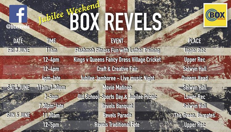 Box Revels Jubilee Weekend Celebrations
