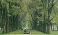 Driveway at Lucknam Park Hotel and Spa, Vintage Car