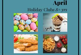 Easter holiday clubs 8+ yrs