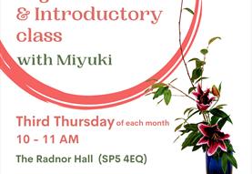 Discover the Art of Ikebana: Trial ＆Introductory Course