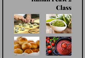 Italian Feast 2 Cookery Class