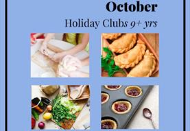 October Holiday Clubs 9+  yrs