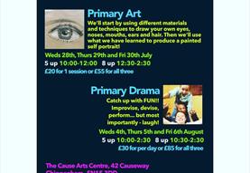 Primary Art sessions (2 hours) 5up and 8up