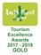 South West Tourism Excellence Awards 2017/18 - Gold