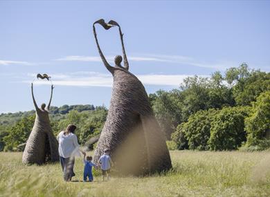 Meadow Wonders - NT - Wicker sculptures