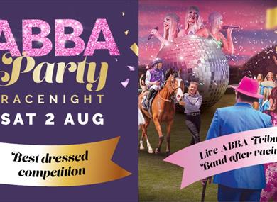 ABBA Party Racenight at Royal Windsor Racecourse
