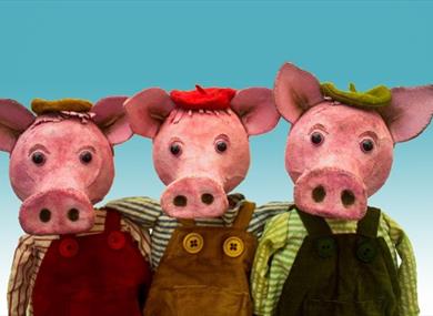3 little pigs puppets