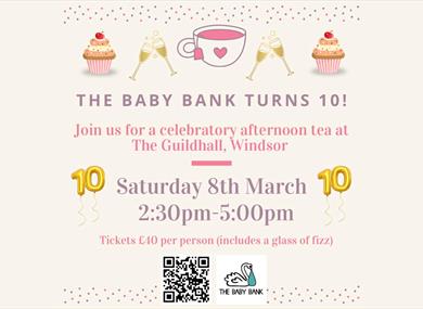Baby Bank Guildhall Afternoon Tea graphic