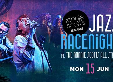 Ronnie Scott's Racenight at Royal Windsor Racecourse graphic