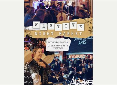 Festive Night Market at the Other Space Arts Centre Windsor poster
