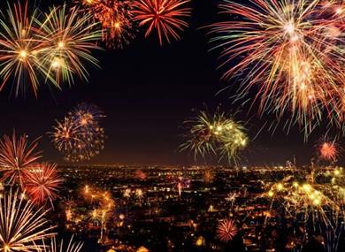 New Years Eve in Maidenhead - fireworks