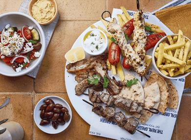 Food at The Real Greek - Windsor