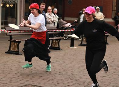 Windsor, Eton and Ascot Partnership Charity Pancake Race