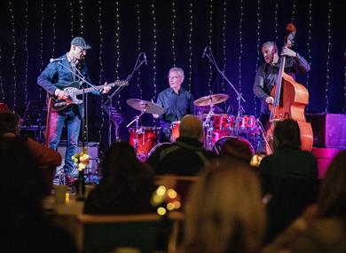 The Pete Roth Trio - Band playing for audience