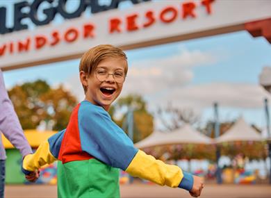 Brick Days at LEGOLAND® Windsor | child at entrance