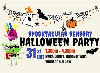 Spooktacular Sensory Halloween Party graphic