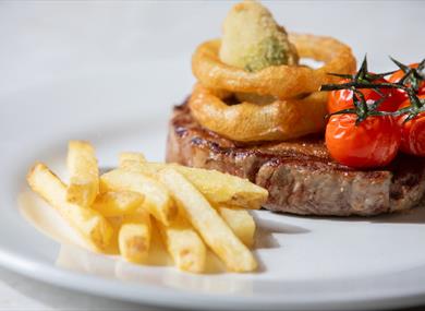 Taplow House Hotel Steak and Chips