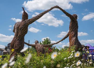 Norden Farm wicker sculptures