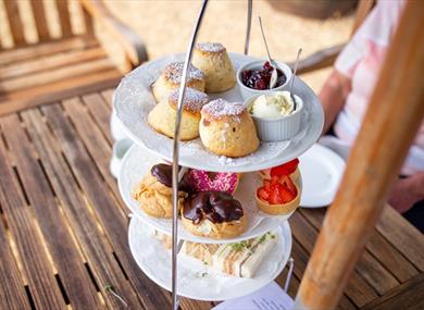 Scones, cakes and sandwiches, an afternoon tea at Cumberland Lodge