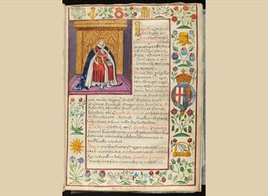 Vol3_Red_009 King James I in the Red Book of the Garter ©The Dean and Canons of Windsor