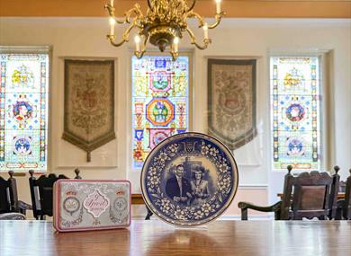 Windsor Guildhall - Ascot Room - Commemorative Plate for King Charles and Camilla Wedding
