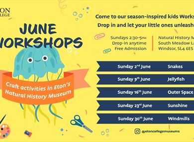 June Workshops poster