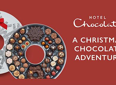 A Christmas Chocolate Adventure - Hotel Chocolat graphic