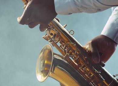 Saxophone player