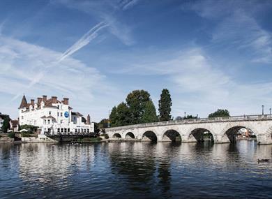 Thames Riviera Hotel from across the River Thames