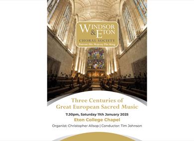 Flyer - Choral Concert - Eton College Chapel