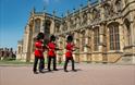 Windsor Castle guard outside St George's Chapel. Credit: © Royal Collection Enterprises Limited 2025 | Royal Collection Trust