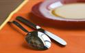 cutlery and plate