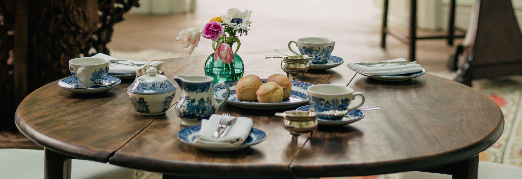 Afternoon tea at Oakley Court