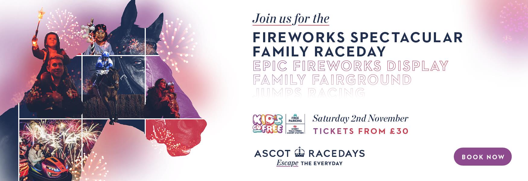 Ascot Racecourse Fireworks Spectacular