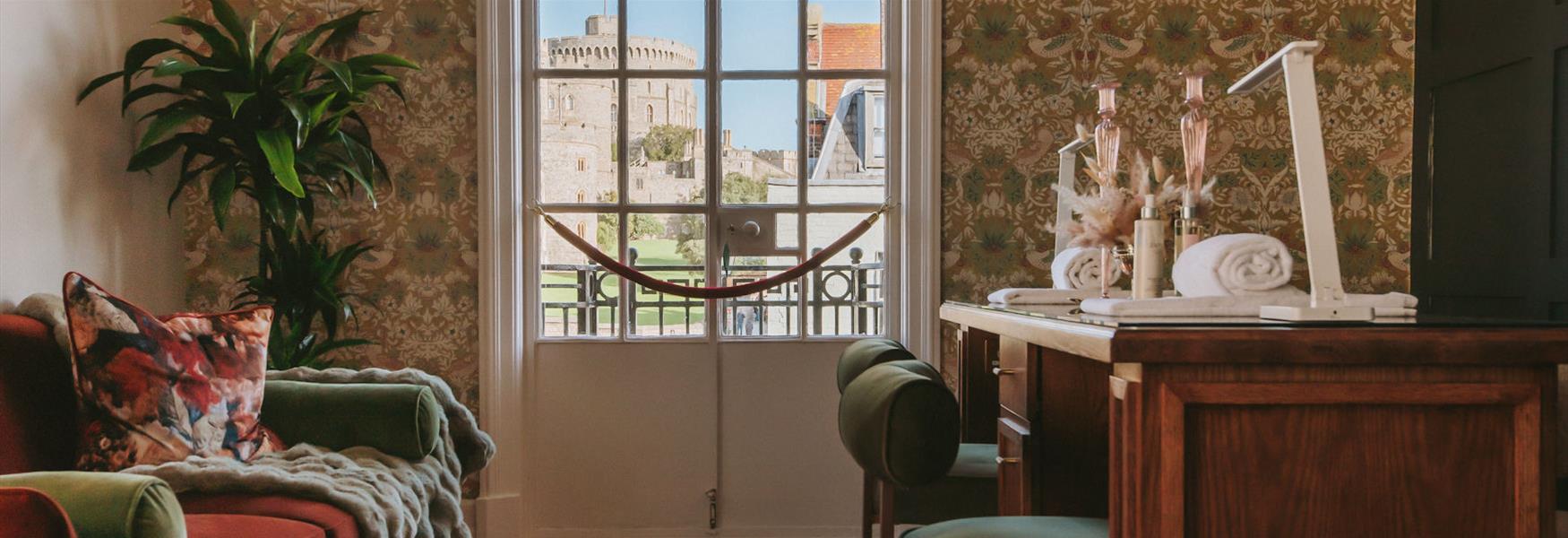 Cecily Spa Windsor with view of Windsor Castle