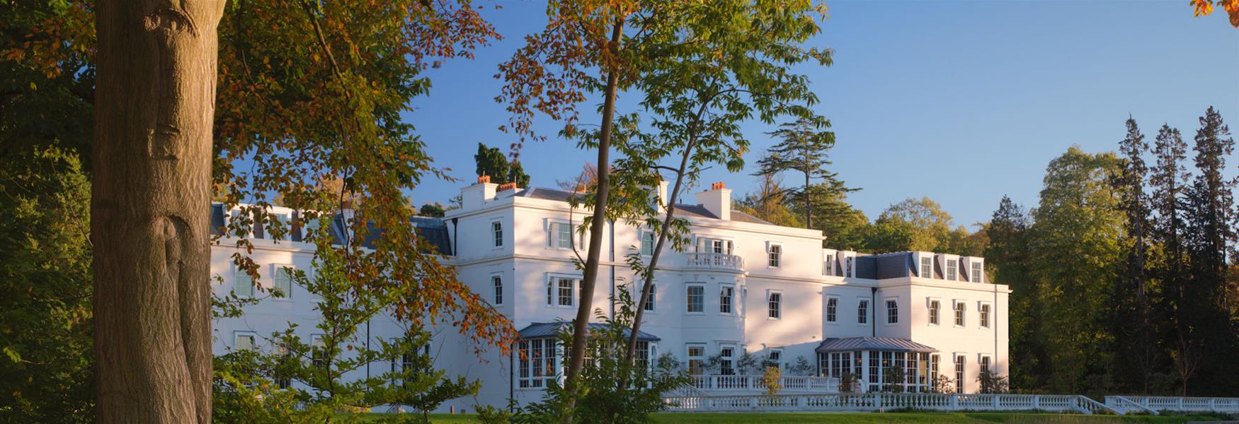 Autumn view of Coworth Park