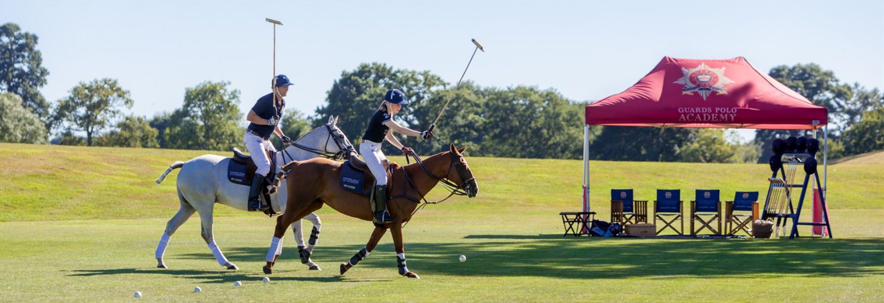 Learning to play Polo at Coworth Park