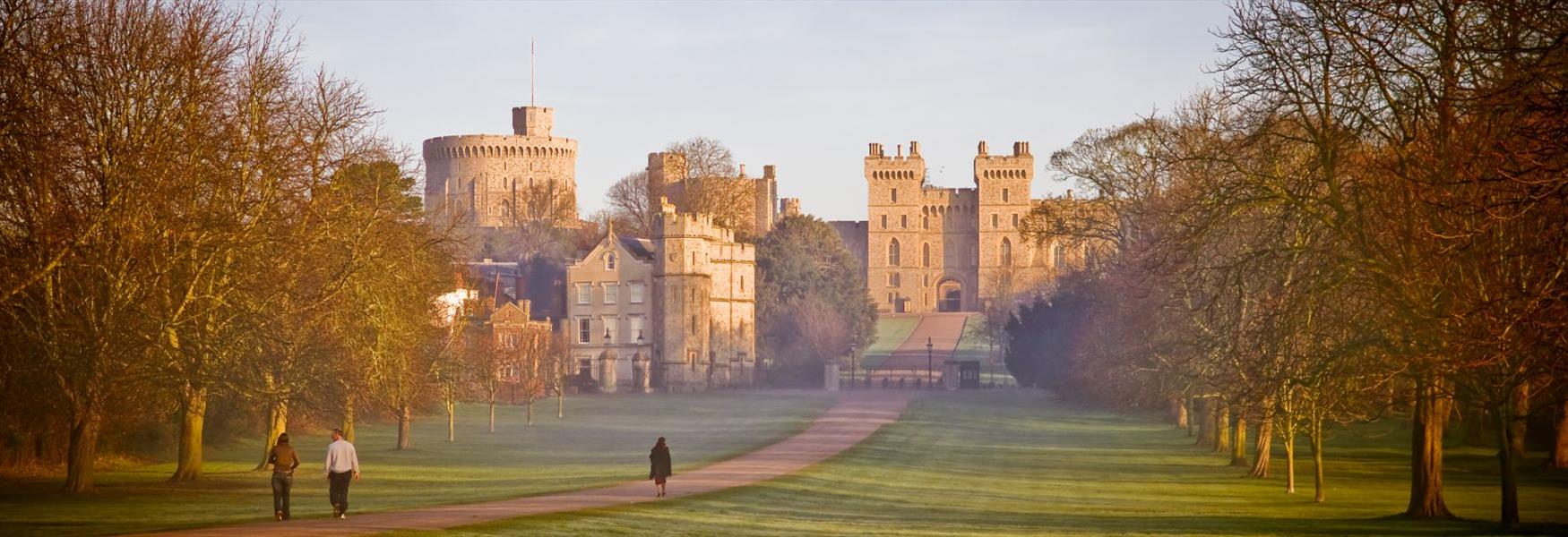 Windsor Castle and the Long Walk, photographed by Doug Harding