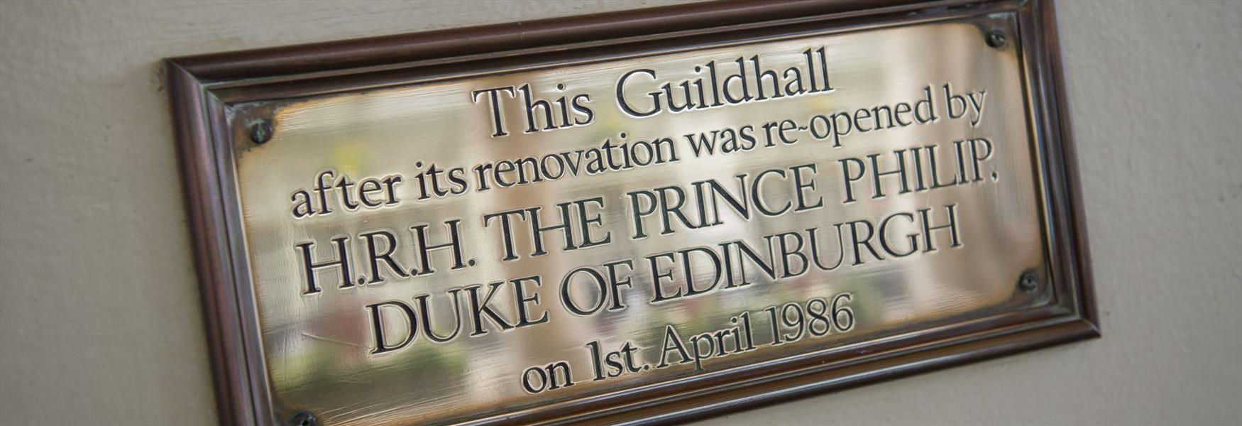 Guildhall plaque © Doug Harding