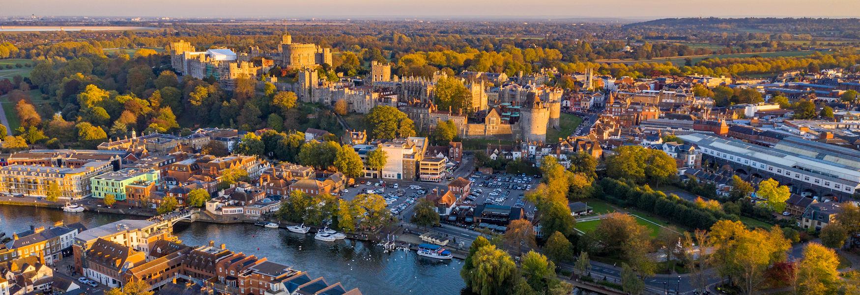 Aerial view of Windsor (image Doug Harding)