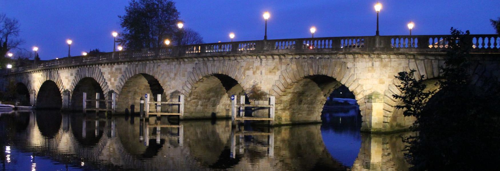 Maidenhead Bridge at Night