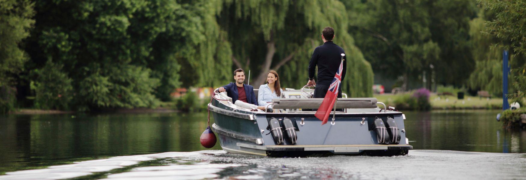 Boating from The Runnymede on Thames