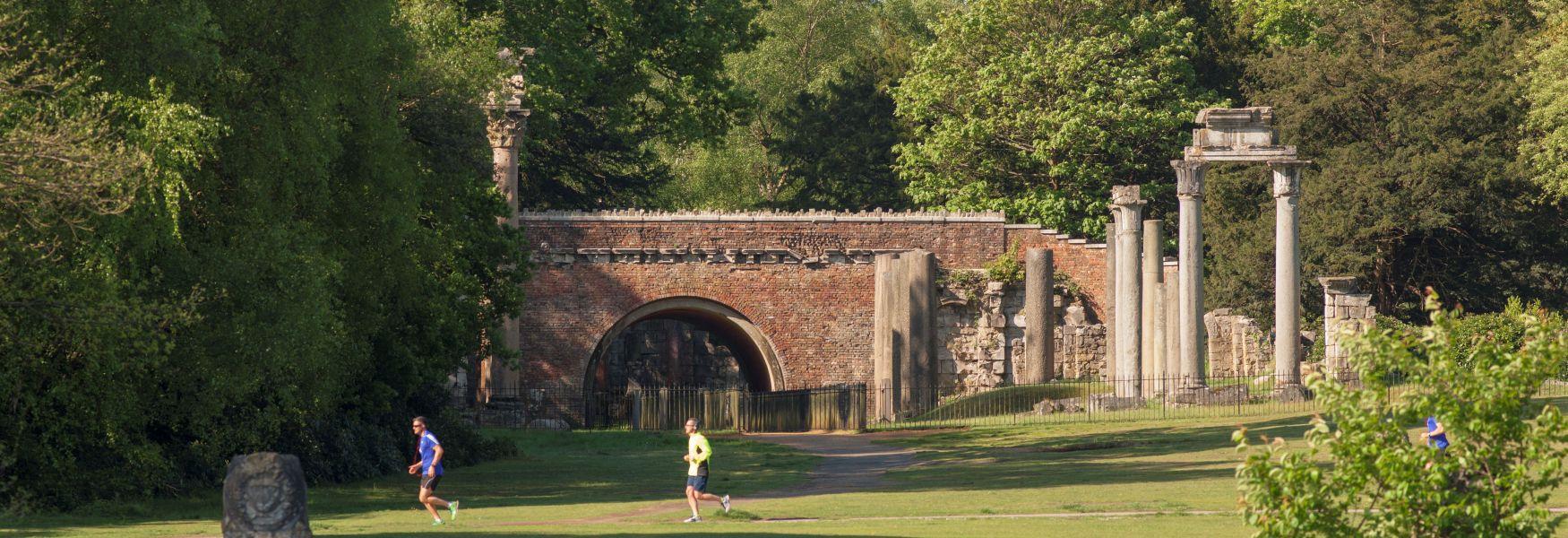 Leptis Magna ruins at Virginia Water