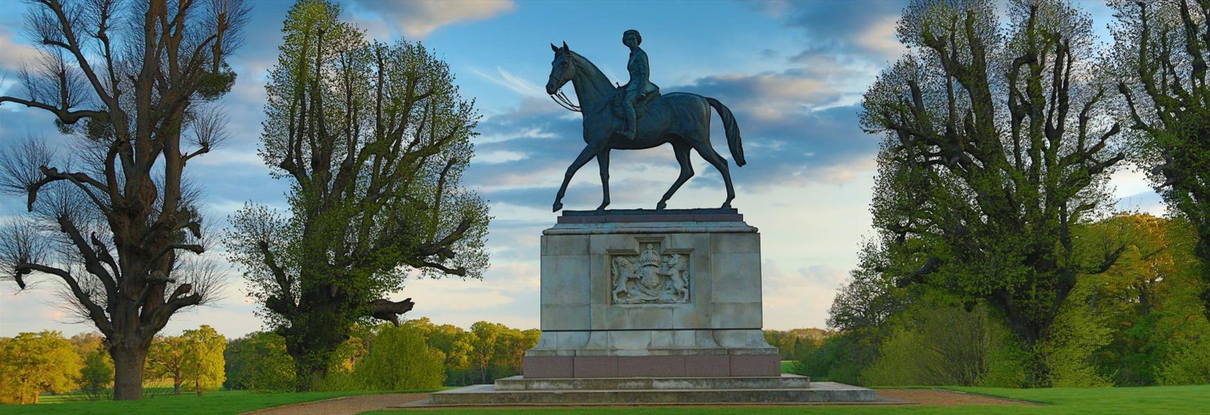 Windsor Great Park Jubilee Statue of The Queen