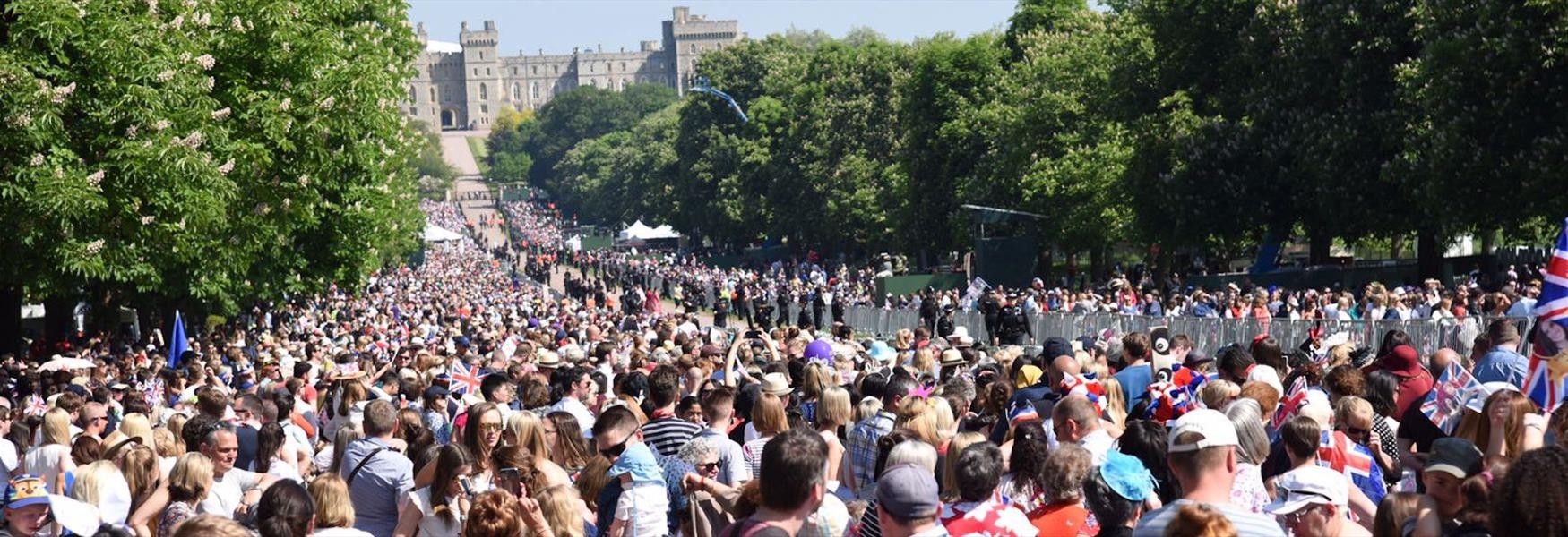 The Long Walk on Royal Wedding Day