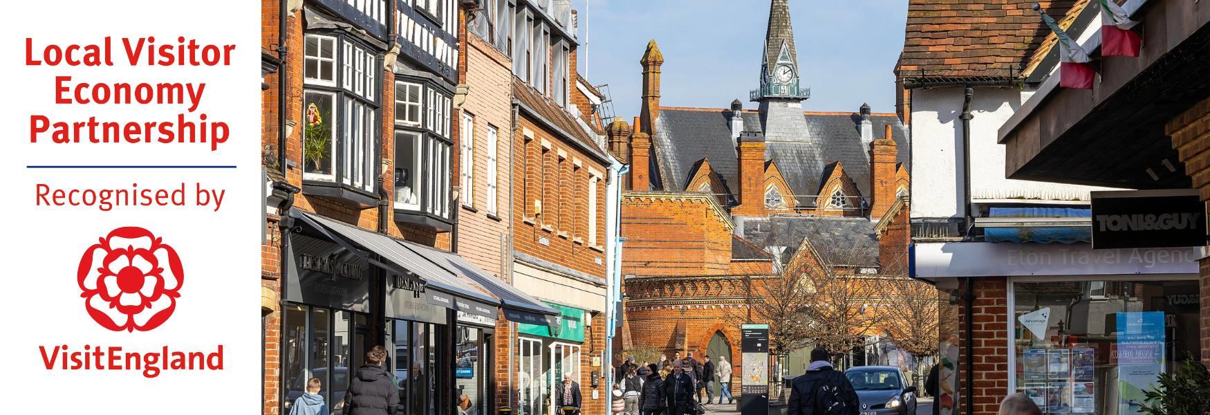 Shopping street in Wokingham