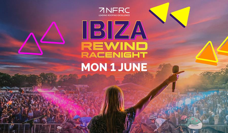 Ibiza Rewind Racenight at Royal Windsor Racecourse graphic