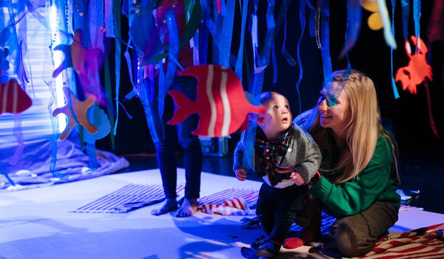 A Tale of Us ©Helen Murray - mother and child exploring an undersea world