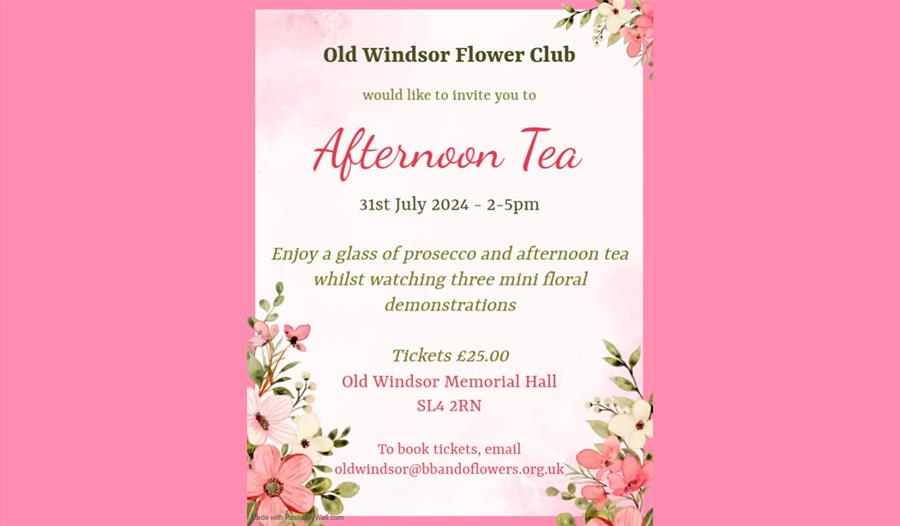 Afternoon Tea with Floral Demonstrations